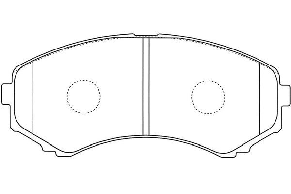 KAVO PARTS stabdžių trinkelių rinkinys, diskinis stabdys BP-4575